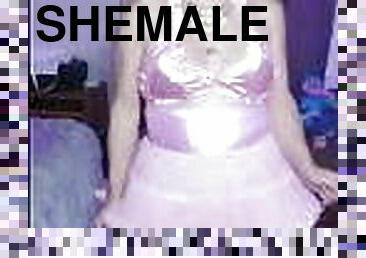 shemale, amatör, mogen, leksak, ladyboy, ensam