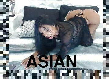 asiático, culo, tetas-grandes, con-el-puño, masturbación, squirting, anal, maduro, polla-enorme, interracial