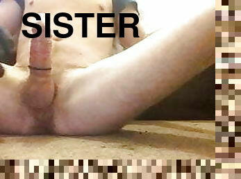 masturbation, shemale, amatör, sprut, brittisk, underkläder, webbkamera, syster
