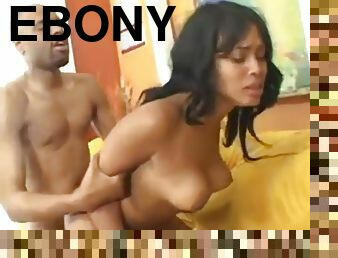 Horny adult scene Ebony wild , watch it