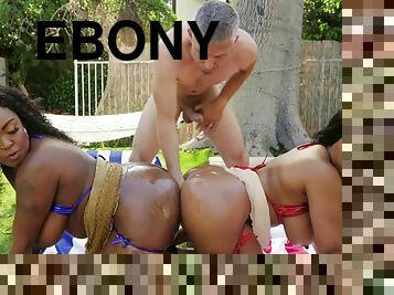 Mick Blue & Layton Benton & Aryana Adin in Thicc And Juicy - RoundAndBrown