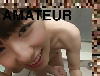 baignade, amateur, ejaculation-sur-le-corps, ados, japonais, branlette, assez, petite, douche