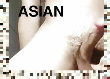 asiatique, masturbation, gay