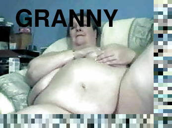 SSBBW Granny Masturbation