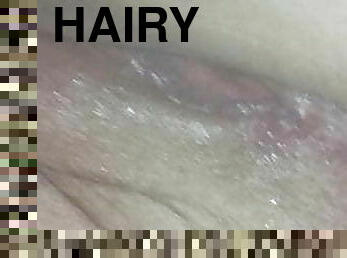 hårig, masturbation, fitta-pussy, mogen, hemmagjord, bbw, tight, dildo