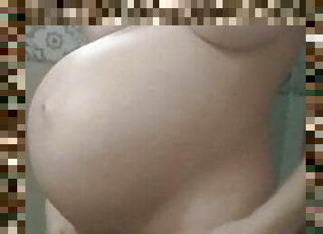 tetas-grandes, nudista, preñada, amateur, mamá, europeo, rubia, euro, natural, lactando