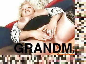 babcia, mamuśki, mama, blondynka, wagina
