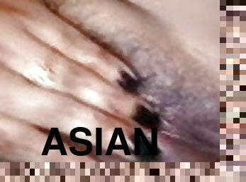 asiatisk, doggy-style, fitta-pussy, anal, mogen, hindu-kvinnor, fingerknull, flickvän, bisexuell