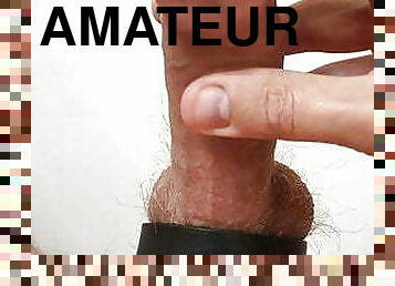 masturbation, amateur, ejaculation-sur-le-corps, gay, branlette, française, secousses, ejaculation