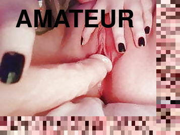 masturbation, chatte-pussy, amateur, mature, serrée, gode, taquinerie