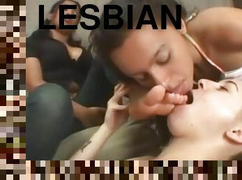 lesbisk, teenager, brasilien, fødder, fetish