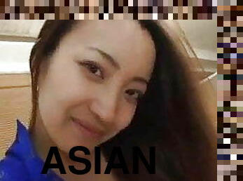 asiatisk, cumshot, avrunkning