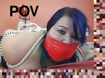 röv, bdsm, bbw, pov, bondage, höga-klackar