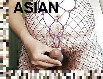 asyalı, şişman, mastürbasyon-masturbation, külotlu-çorap, ibne, dolgun-güzel-kadın