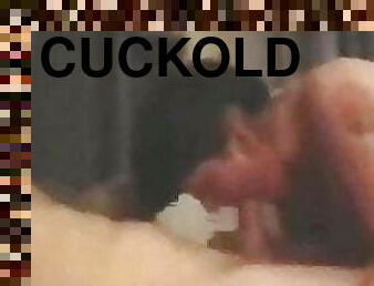 Cuckold wife sucks me for hubby