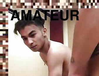 asiatique, amateur, anal, gay, couple, famille, pute, chambre-a-coucher, webcam, hôtel