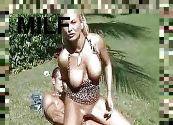 public, anal, ejaculation-sur-le-corps, milf, hirondelle, double, sur-le-visage, ejaculation, pute, cougar