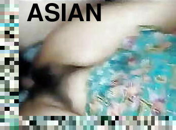 asiatisk, orgasme, gravid, vintage, retro, elskerinne