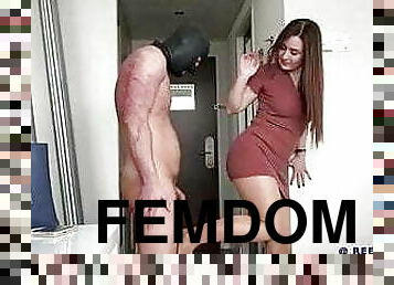 hardcore, alemán, sadomasoquismo, esclava, pies, mujer-vestida-hombre-desnudo, fetichista, brutal, amante, humillación