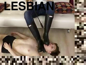 lesbo-lesbian, jalat, tuhma, fetissi, saappaat