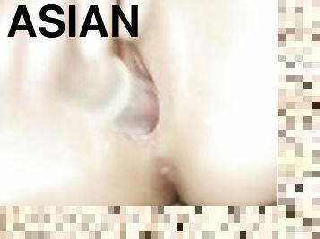 asiatisk, masturbation, gammal, orgasm, pissande, kvinnligt-sprut, amatör, tonåring, leksak, ung18