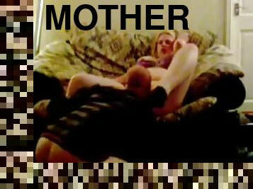 spying my chubby blonde horny Mother