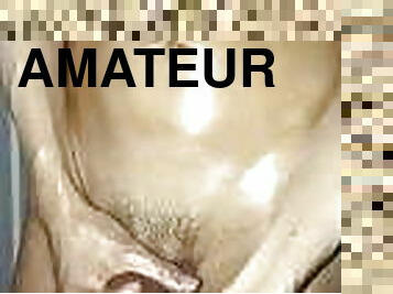 masturbation, shemale, amatör, cumshot, mörkhyad, svart, sprut, ensam