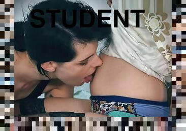 Student Roommates Lick & Pleasure Each Others Belly Buttons