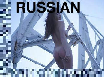 russe, babes, européenne, euro, solo