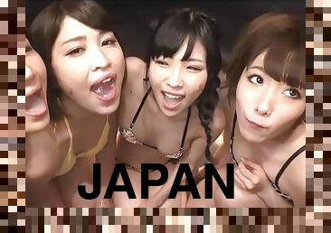 Cute japanese girl get facialised 6
