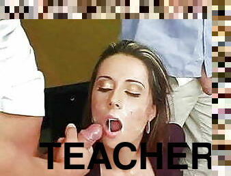 Daria Glower - Teacher Gangbanged