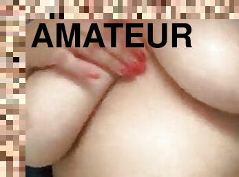 fet, masturbation, amatör, hemmagjord, bbw, knubbig, fingerknull, brunett