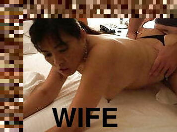 asyano, kantutin-na-parang-aso, asawa-wife, baguhan, asawang-lalaki, cuckold, pamamalo