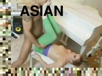 AMWF Lexi Belle interracial with Asian guy