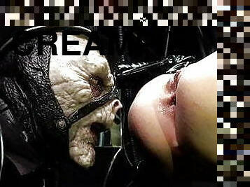 anal, tonåring, creampie, bdsm, svart, tight, latex, bondage