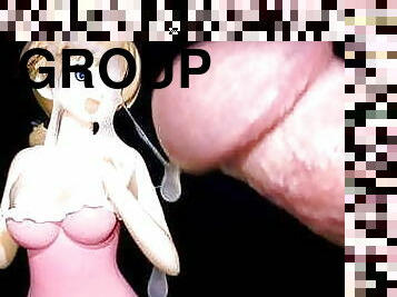 gay, sesso-di-gruppo, bukkake