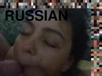 russe, femme, mature, maison, maman, trio, double, ejaculation