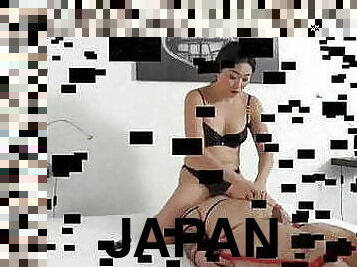 asiatisk, hardcore, japans, bdsm, slave, moder, bondage, elskerinde, ansigtssidning, femidom