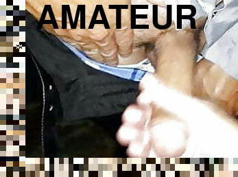 amatør, anal, stor-pikk, homofil, creampie, kamera, par, voyeur, cum, knulling-fucking