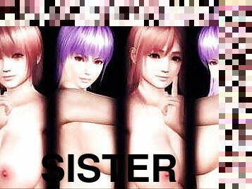 Short or Long Hair DOA Twin Sisters!