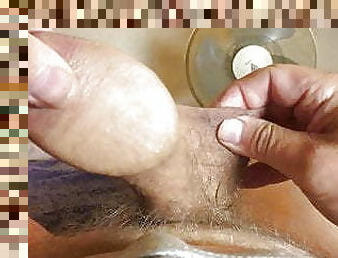 10-minute foreskin video - wooden spoon 