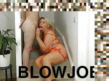 Blow Job on the stairs 