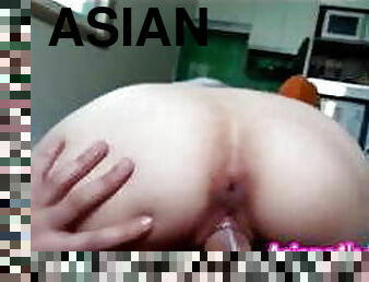 asiatisk, doggy-style, anal, bdsm, dubbel, sprut, knullande, rövknull, penetrering