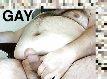 pappa, fet, masturbation, gigantisk-kuk, gay, bbw, knubbig, farsan, muskulös, björn