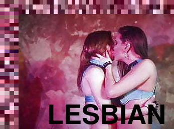 lesbienne, bdsm, trio, baisers, blonde, ange, bikini, bisexuels, brunette, tatouage