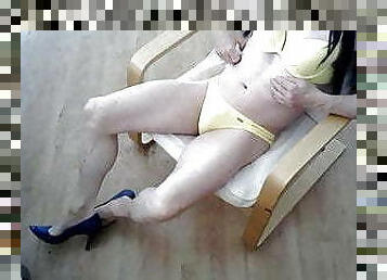 masturbación, transexual, amateur, maduro, polla-enorme, madurita-caliente, alemán, corrida-interna, corrida, lencería