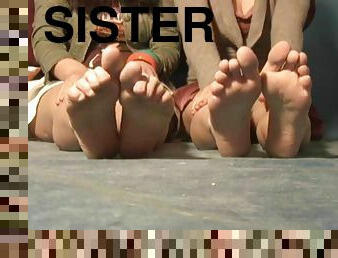 pieds, sœur, fétiche