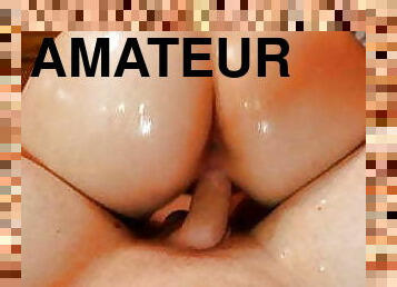 cul, gros-nichons, levrette, énorme, chatte-pussy, amateur, fellation, butin, point-de-vue, seins