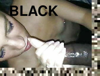 amateur, babes, fellation, ejaculation-sur-le-corps, interracial, black, salope, chienne, sur-le-visage, brunette