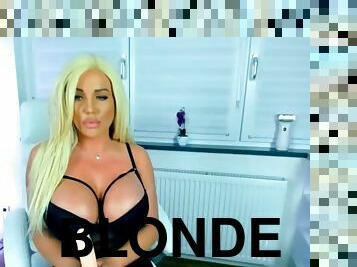 gros-nichons, jouet, blonde, webcam, gode, bout-a-bout